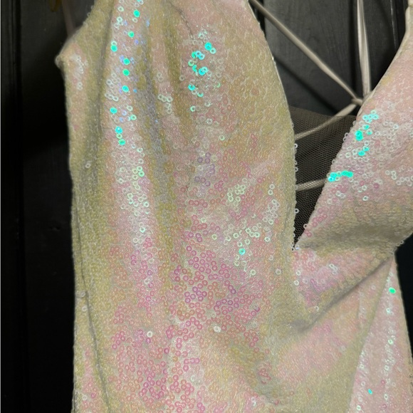 The Secret Dress by Alyce White Iridescent Prom Gown - Picture 4 of 8